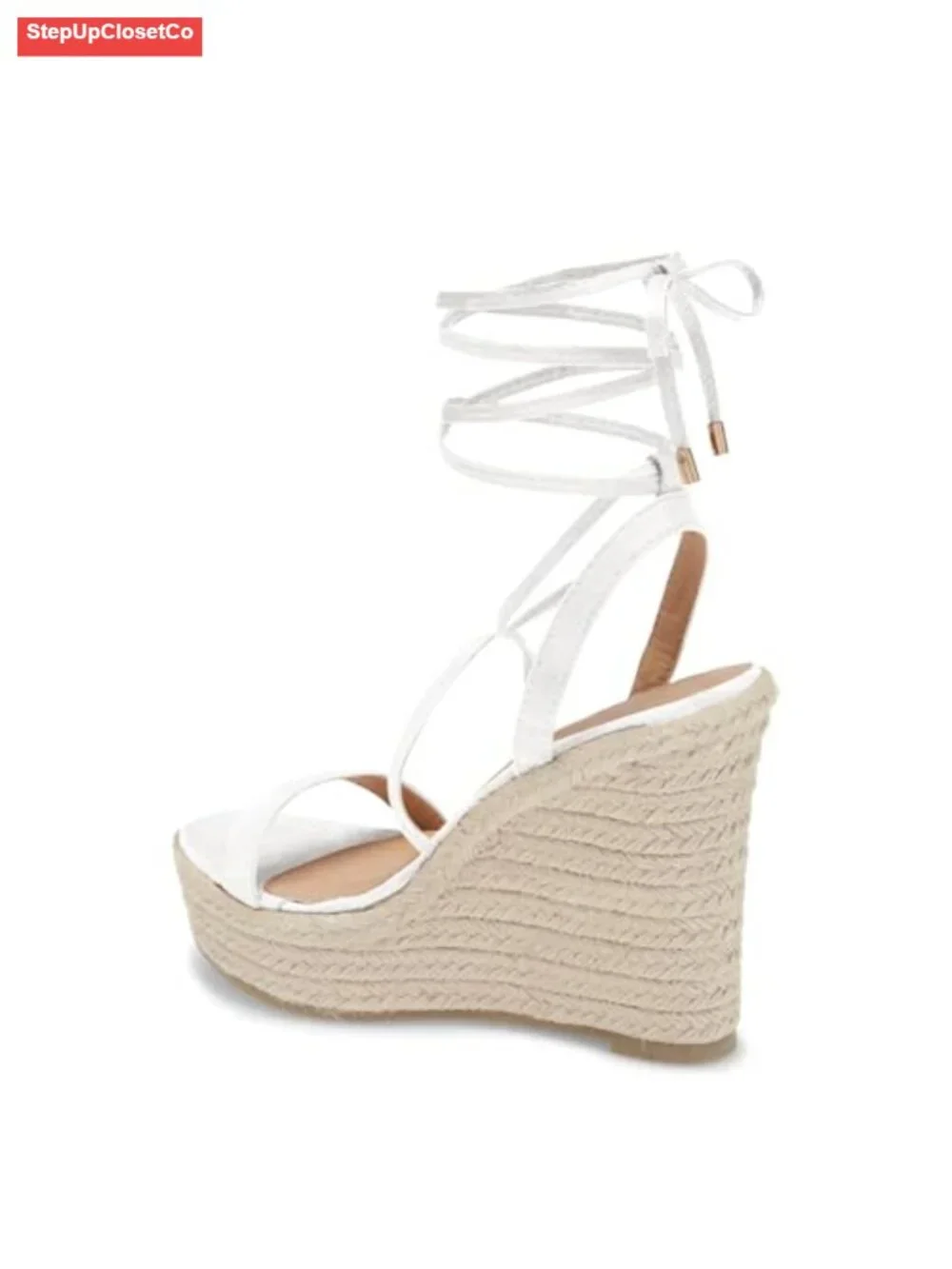 Women's Espadrille Wedges Lace Up Platform Ankle Cross Strap Slingback Summer